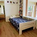 Loft With View On A Quiet Garden, Parisian Charm