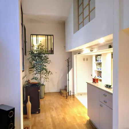 Loft On A Garden With Parisian Charm